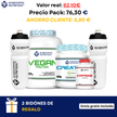 ¡2 Bidones de regalo! Vegan protein+ Creatina creapure+ cafeina 200mg.