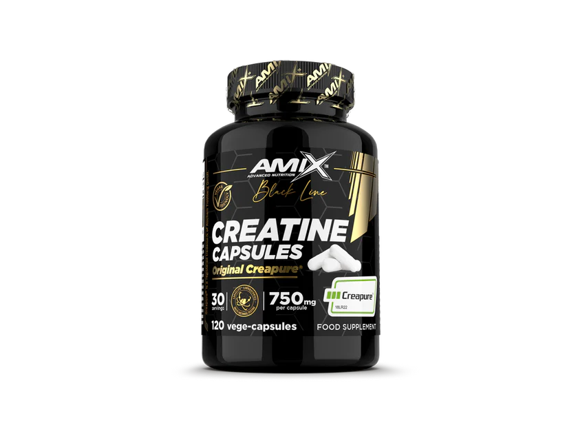 Creatina Creapure en cápsulas – Black Line